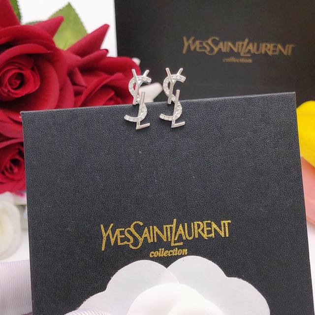 Item No. Yed0040 Saint Laurent latest mini letter stud earrings, same as Zp, mad
