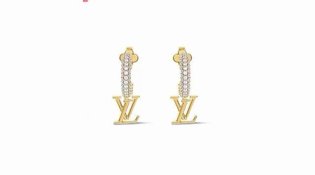 Louis Vuitton LV Letter Earrings Original Goods Consistent with Boutique Craftsm