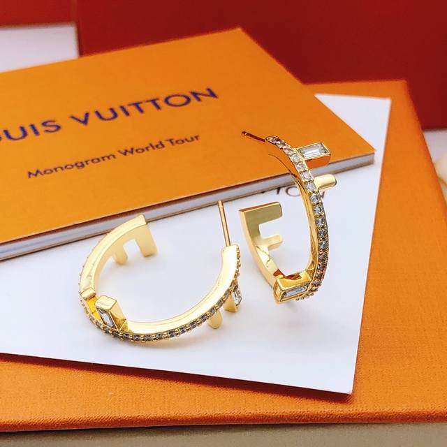 Item No. Fded0089 Fend* Latest round earrings, same as Zp, brass material Ddd