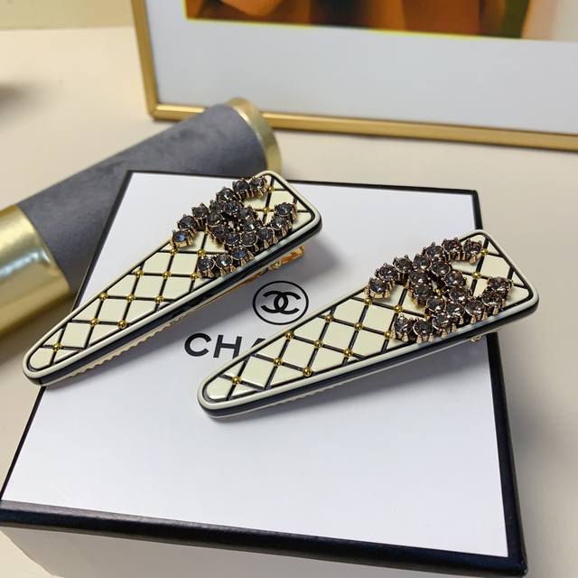 Chanel Mini Hair Clips Chanel Hair Clips Quilted Logo Clips, Everyday Exquisite