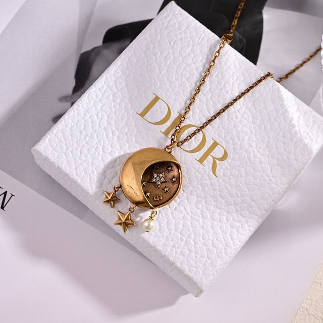 Dior Necklace and Earrings - New Dior Set, a favorite among top luxury brands. T