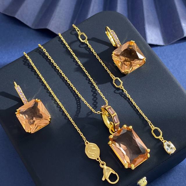Necklace Sh93 Earrings Sh93 Swarovski European and American Fashion Luxury Sugar