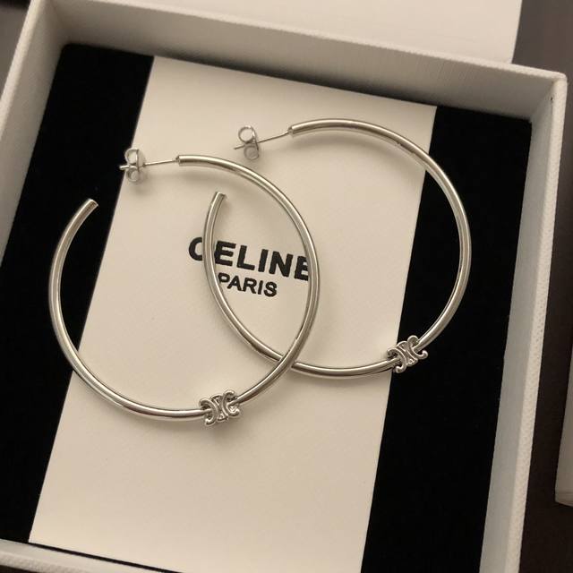 Celine Earrings - New Large Celine Arc de Triomphe Earrings. Unique design, high