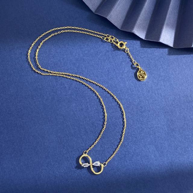 Sh93 Swarovski Korean Style Ins Simple Fashion Diamond-Encrusted Figure 8 Number