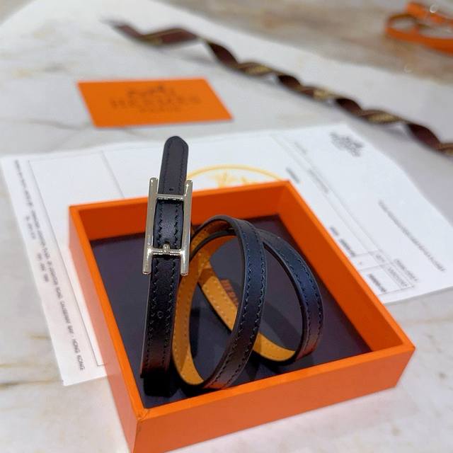 New Arrival: Hermes Leather Rope Bracelet, Latest Style, Handmade, Made of Pure