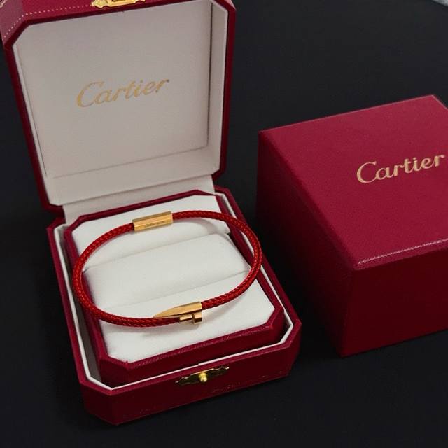 Cartier bracelet/rope, high-end custom version, diamond-set craftsmanship, V-gol