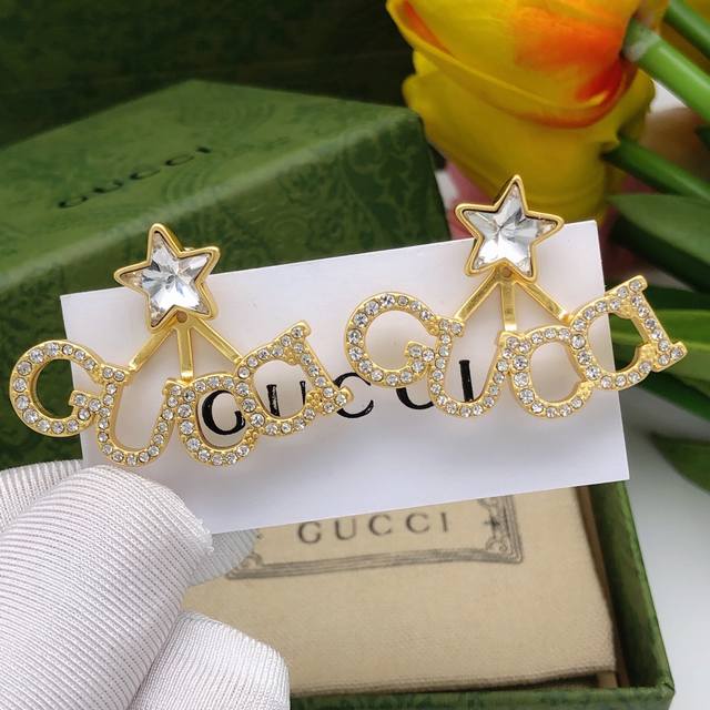 Item No. Ged0109 Gucci New Star Crystal Earrings Ddd