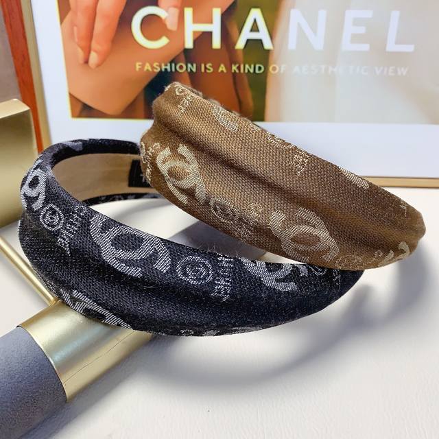 Chanel Mini Headband A wide, simple, and luxurious headband that's versatile and