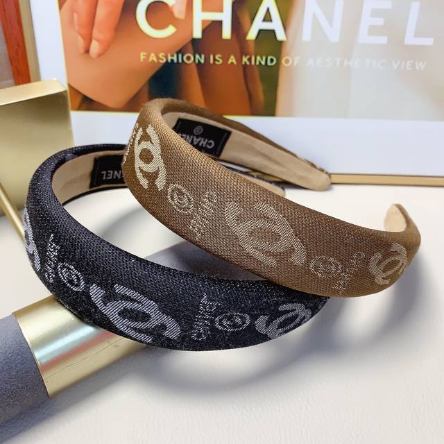 Chanel headband. Classic, simple, and luxurious style headband. A must-have for