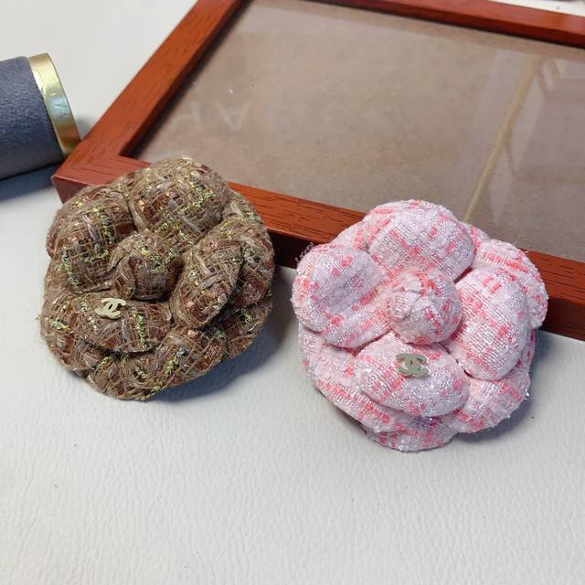 Chanel Miniature Brooch, a luxurious Chanel-style camellia brooch/hair clip that