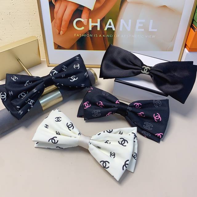 Chanel Mini Hair Clip Chanel Hair Clip Double Layer Bow Luxury Hair Clip Spring