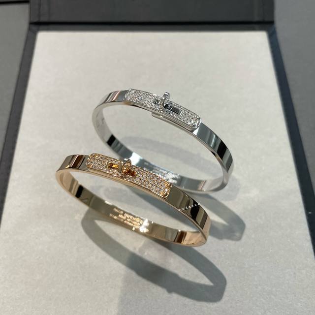 H Apocalypse Edition Kelly Bangle, half-diamond design, a labor of love. All har