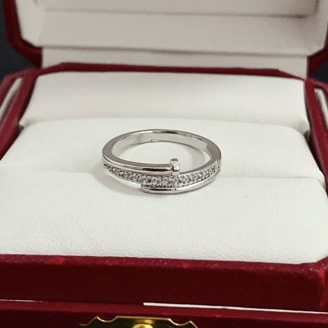 Cartier diamond-set ring, high-end custom version, diamond setting craftsmanship