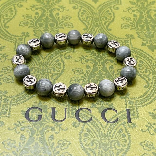 Gucci unisex bracelet, latest style, natural stone bracelet, higher grade, celeb