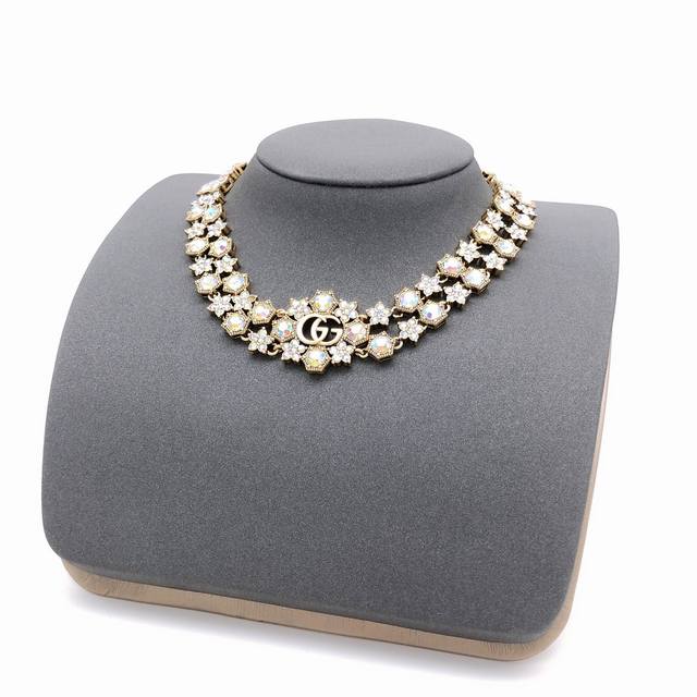 Item No. Gxl0065 Gucci Gg Fashion Colored Diamond Necklace Absolutely Gucci styl
