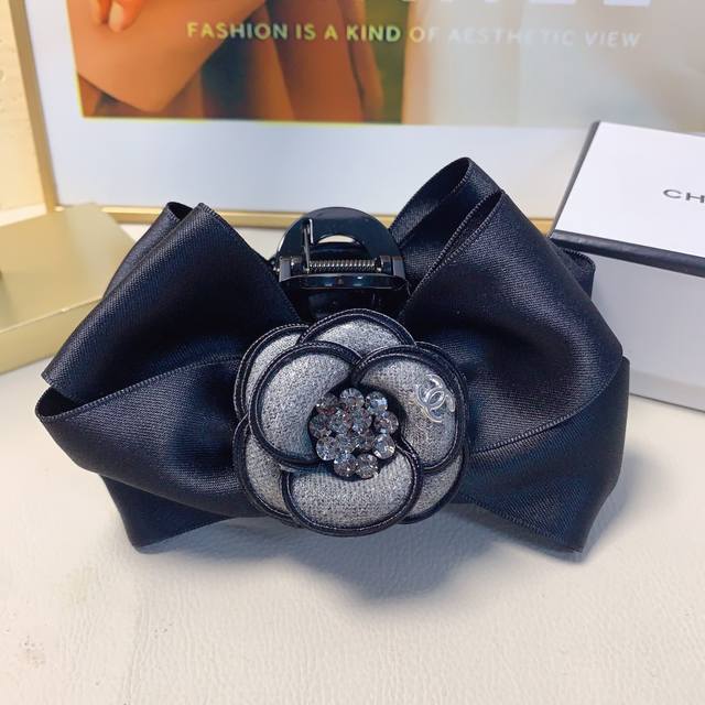 Chanel Mini Hair Clip Chanel Hair Clip Camellia Bow Claw Clip Elegant and Versat