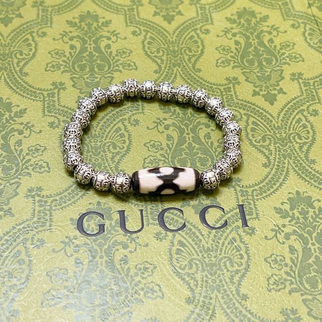 Gucci Luxury Bracelet, Unisex, Latest Dzi Bead Bracelet, Higher Grade, Celebrity