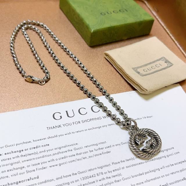 Gucci Necklace - Latest Model, Higher-End Chain, Celebrity Style, Anger Forest S