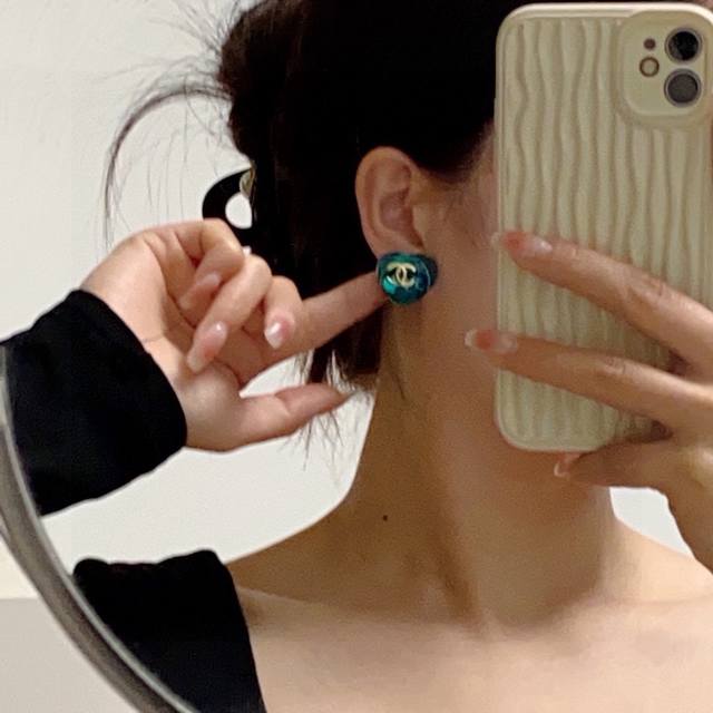 Chanel Chanel New Spring/Summer Colorful Stud Earrings. Beauty can never rival t