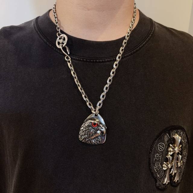 New Arrival: Goro's Takahashi Goro Eagle Head Necklace, Top-Tier Version, Exclus
