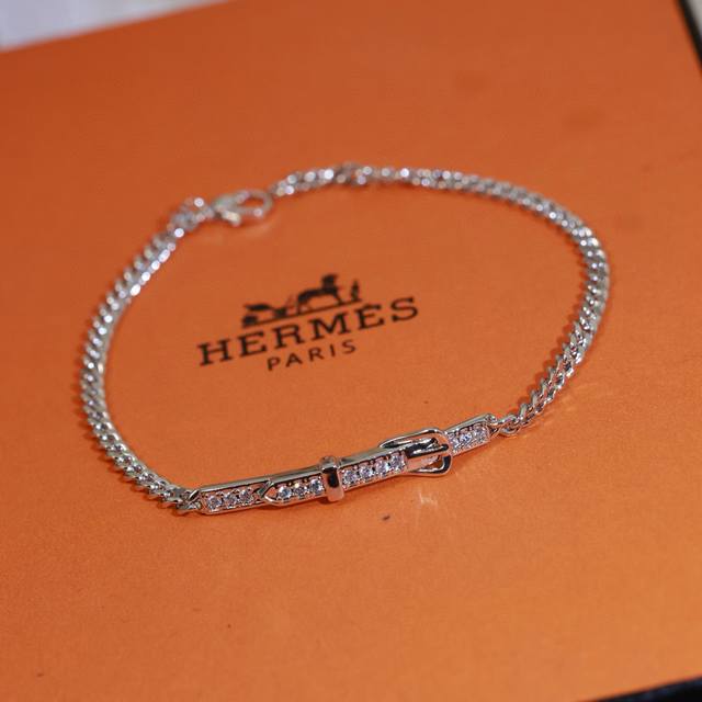 Premium version Hermes bracelet, H brand belt buckle bangle, high-end custom des