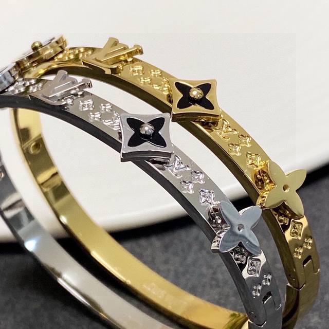 New Louis Vuitton bracelet, unisex design! Top-tier craftsmanship, CNC cutting,