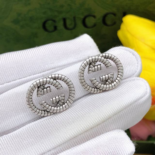 Edited by Ged0128 Gucci New Double G Interlocking Silver Earrings Ddd