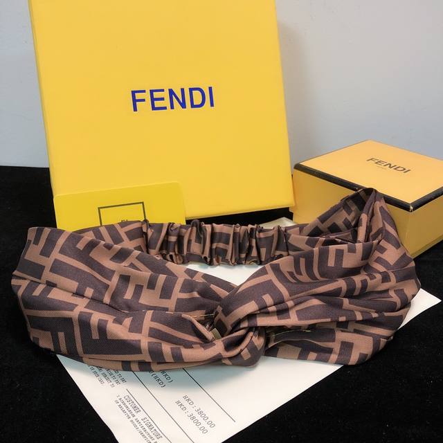 New Arrival: Fendi High-End Custom Silk Headband - Classic Bestseller (Ddd)