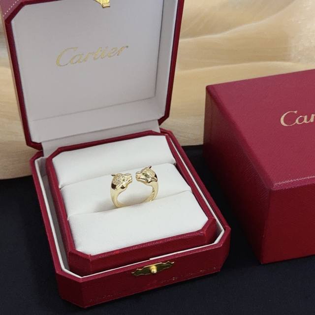Cartier Panther Ring with Diamonds - High-End Custom Version. Featuring a diamon