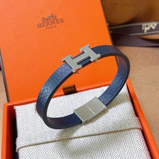 New Arrival: Hermes Leather Cord Bracelet, Latest Style, Handmade Leather, Highe