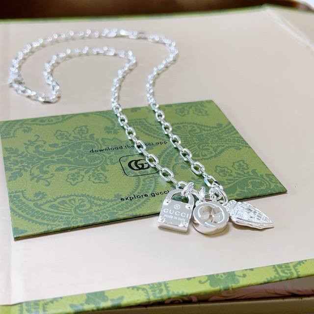 Gucci Necklace, Latest Silver Series, Higher Grade Chain, Celebrity Style, Anger