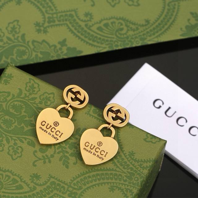 Gucci earrings, exquisitely crafted to the point of being breathtaking. Because