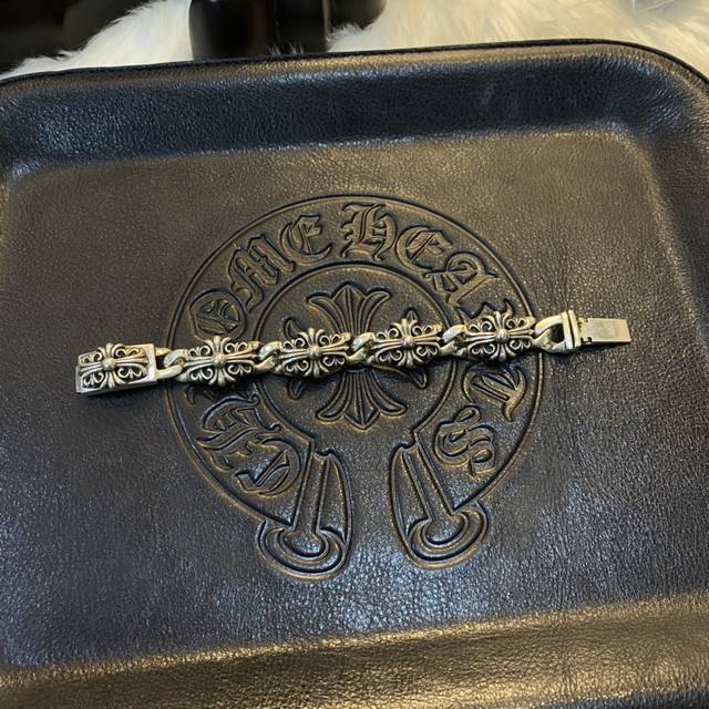Chrome Hearts Wide Keeper Cross Bracelet Ddd