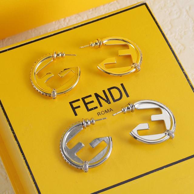 Fendi earrings 2.5cm Ddd