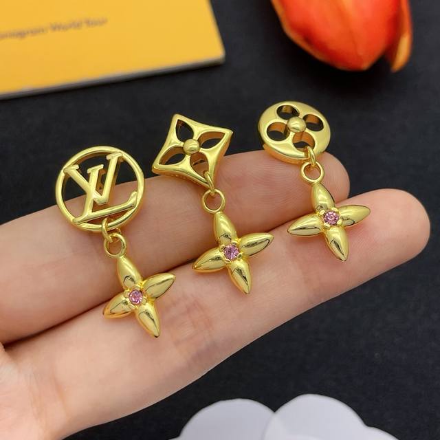 LV Earrings 3-Piece Set Ddd