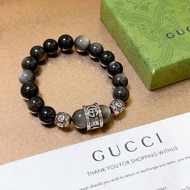 New Product Launch Gucci Bracelet Natural Stone Boutique Exquisite Version Natur