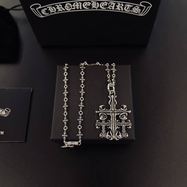 So cool! The latest Chrome Hearts necklace! A must-have! Factory direct sales! 1
