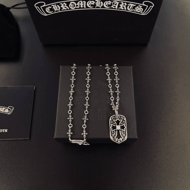 So cool! The latest Chrome Hearts necklace! A must-have! Factory direct sales! 1