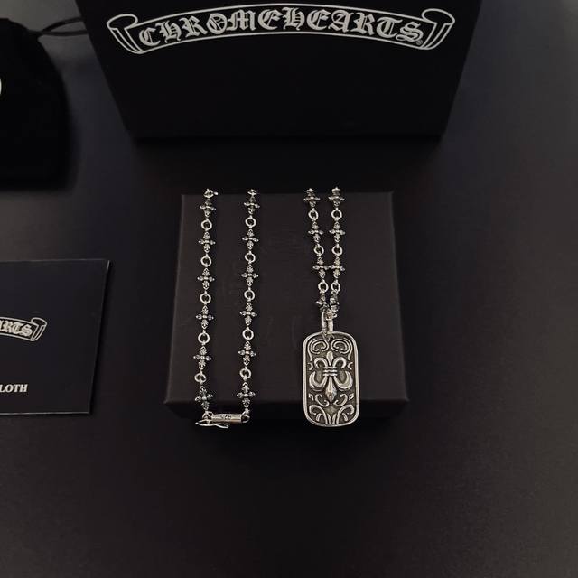 So cool! The latest Chrome Hearts necklace! A must-have! Factory direct sales! 1