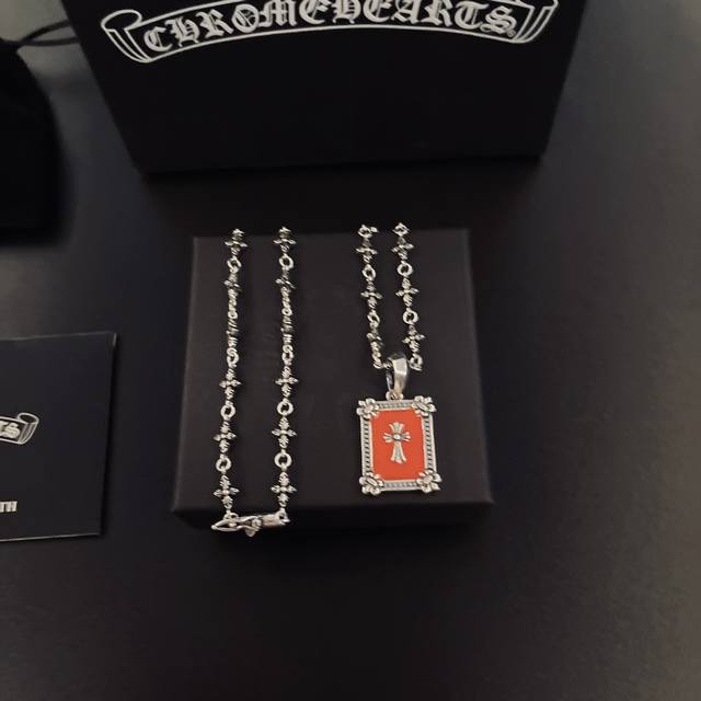 So cool! The latest Chrome Hearts necklace! A must-have! Factory direct sales! 1