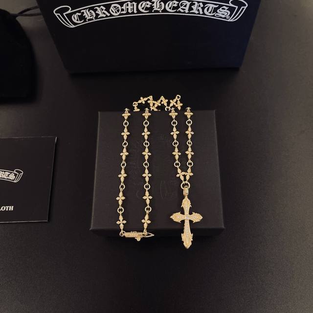 So cool! The latest Chrome Hearts necklace! A must-have! Factory direct sales! 1