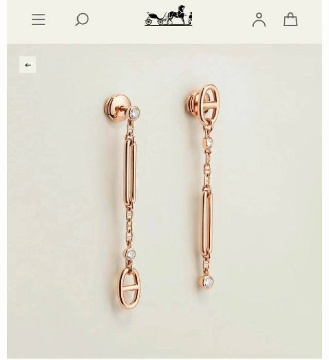 Hermes Pig Nose Earrings, New Goddess Style, Elegant and Beautiful, Super Popula