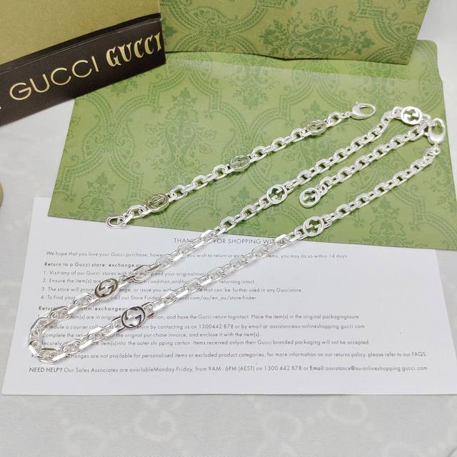 Gucci's three interlocking double G patterns inject visual novelty into this bra