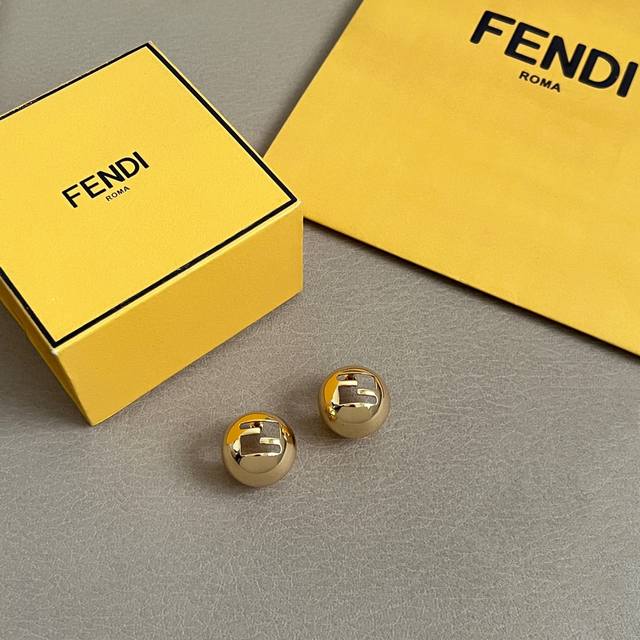 Fendi's new high-end custom-designed earrings are a stunning new arrival! It's r