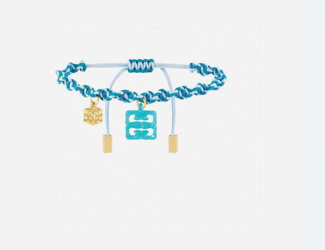 Givenchy Colorful Rope Bracelet. I love the Infinity symbol, which adds a touch