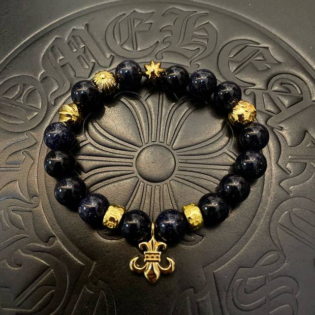 New boutique quality Chrome Hearts classic retro multi-element bracelet, popular