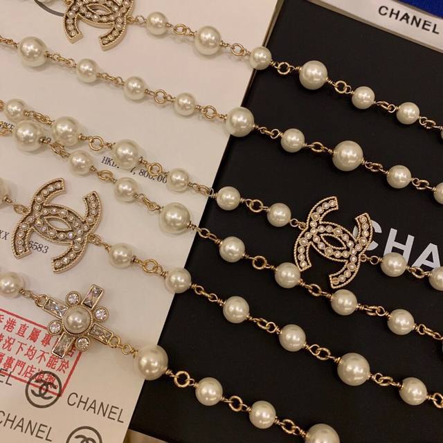 Autumn/Winter Chanel Sweater Chain, Small Pearl Chain, Original Quality, High-Qu