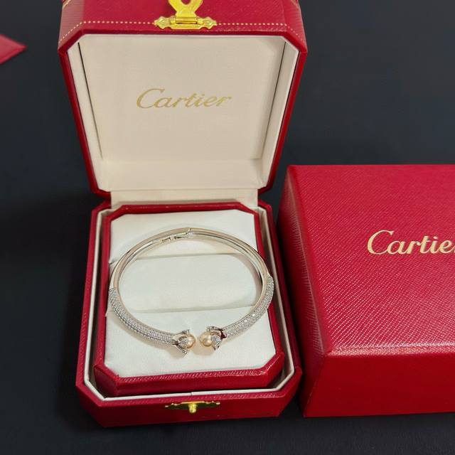 Cartier Diamond-Set Bangle, High-End Custom Version. Diamond setting craftsmansh
