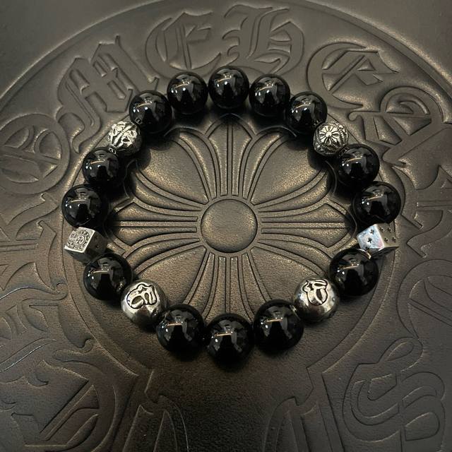 New boutique quality Chrome Hearts classic retro multi-element bracelet, popular