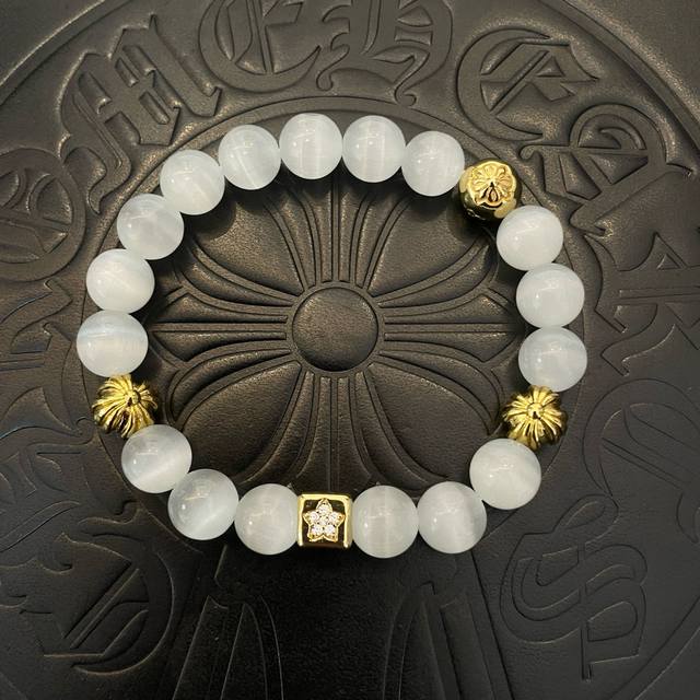 New boutique quality Chrome Hearts classic retro multi-element bracelet, popular